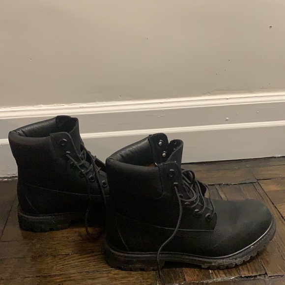 Black Timberlands **LIKE NEW** - Picture 3 of 3
